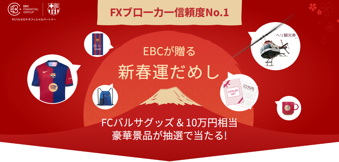 EBC Financial Group新春運試しキャンペーン開催